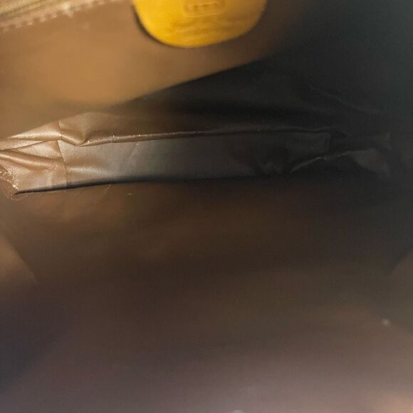 Jack & Jones Herta Suke Tan Leather large Bucket style drawstring Bag - Picture 14 of 16